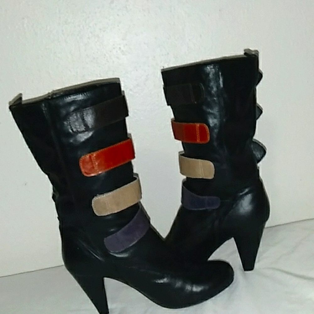 Two Lips multi-color boots Size 8.5 - Picture 3 of 11